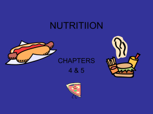 PRINCIPALS OF NUTRITION