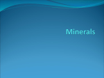 Ch 9 Minerals PPT