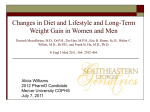 Changes in Diet and Lifestyle and Long