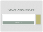 Tools of a Healthy Diet - 35-206-202