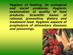 Hygiene of feeding