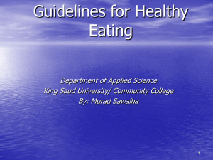 nutrition lecture2