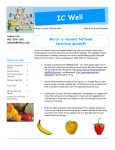 IC Well March is deemed National Nutrition Month®! Contact Us:
