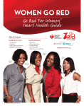 Women go red Go Red For Women Heart Health Guide ®