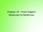 Chapter 14 – From Organic Molecules to Medicines