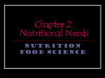 Chapter 2 The Nutrients You Need