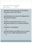 The Problems of Alcohol