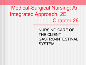 Medical-Surgical Nursing: An Integrated Approach, 2E Chapter 28