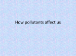 How pollutants affect us