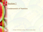 Fundamentals of Nutrition - Delmar