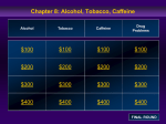 Drug and Alcohol Jeopardy