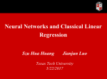 Neural network or classical linear regression?