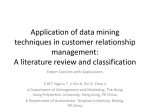 Application of data mining techniques in customer relationship