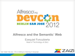 Alfresco and the Semantic Web