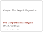 Chapter 8 – Logistic Regression
