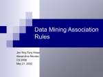 Data Mining Association Rules: Algorithm Apriori and