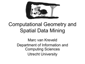 Computational Geometry and Spatial Data Mining