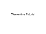 Clementine Tutorial