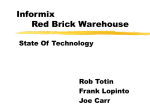 Informix Red Brick Warehouse