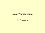 Data Warehousing - The Nargundkar Web Site