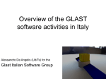 Italian Activities on software