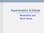Argumentation & Debate