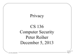 Introduction CS 239 Security for Networks and System
