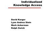 Individualized Knowledge Access
