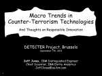 Macro Trends in Counter Terrorism Technologies