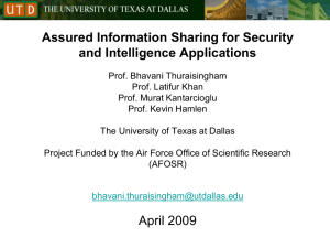 AIS-Talk-Bhavani-200.. - The University of Texas at Dallas