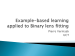Example-based analysis of binary lens events(PV)