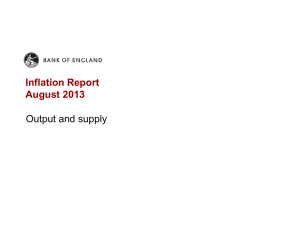 Bank of England Inflation Report August 2013