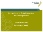 Innovations in Data Collection and Management