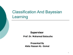 Classification And Bayesian Learning