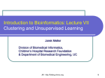 Clustering and unsupervised learning