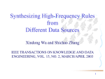 Synthesizing high_frequency rules from different data