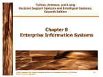 Chapter 8 Enterprise Information Systems