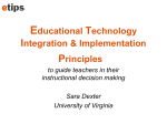 Educational Technology Integration and