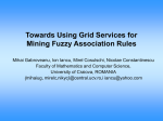 Towards Using Grid Services for Mining Fuzzy Association Rules