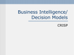 Business Intelligence/ Decision Models