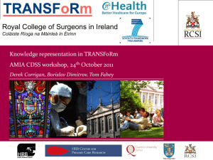 Royal College of Surgeons in Ireland Coláiste Ríoga na Máinleá in