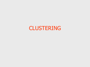 DATA MINING AND CLUSTERING
