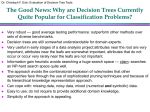 evaluation of decision tree techniques