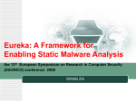 Eureka: A Framework for Enabling Static Malware Analysis