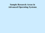 sample research areas