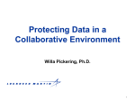 Protecting Data in a Collaborative Environment