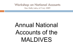 Sources and Methods of GDP Compilation Maldives