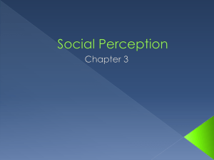 Social Perception