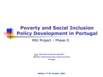 MSI Presentation: Poverty and social inclusion