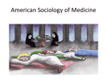 American Sociology of Medicine